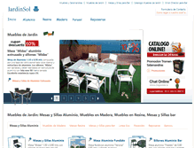 Tablet Screenshot of mueblesaluminio.com.ar